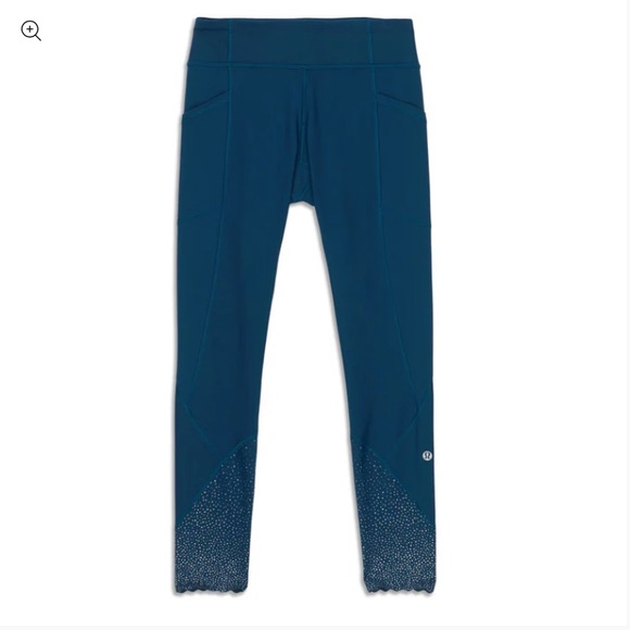 Lululemon Reflective Leggings in Night Tide - Picture 2 of 2
